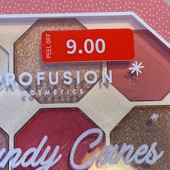 9 color Profusion Palette Candy Cane Compact Frost Glitter Eyeshadow - Picture 6 of 6